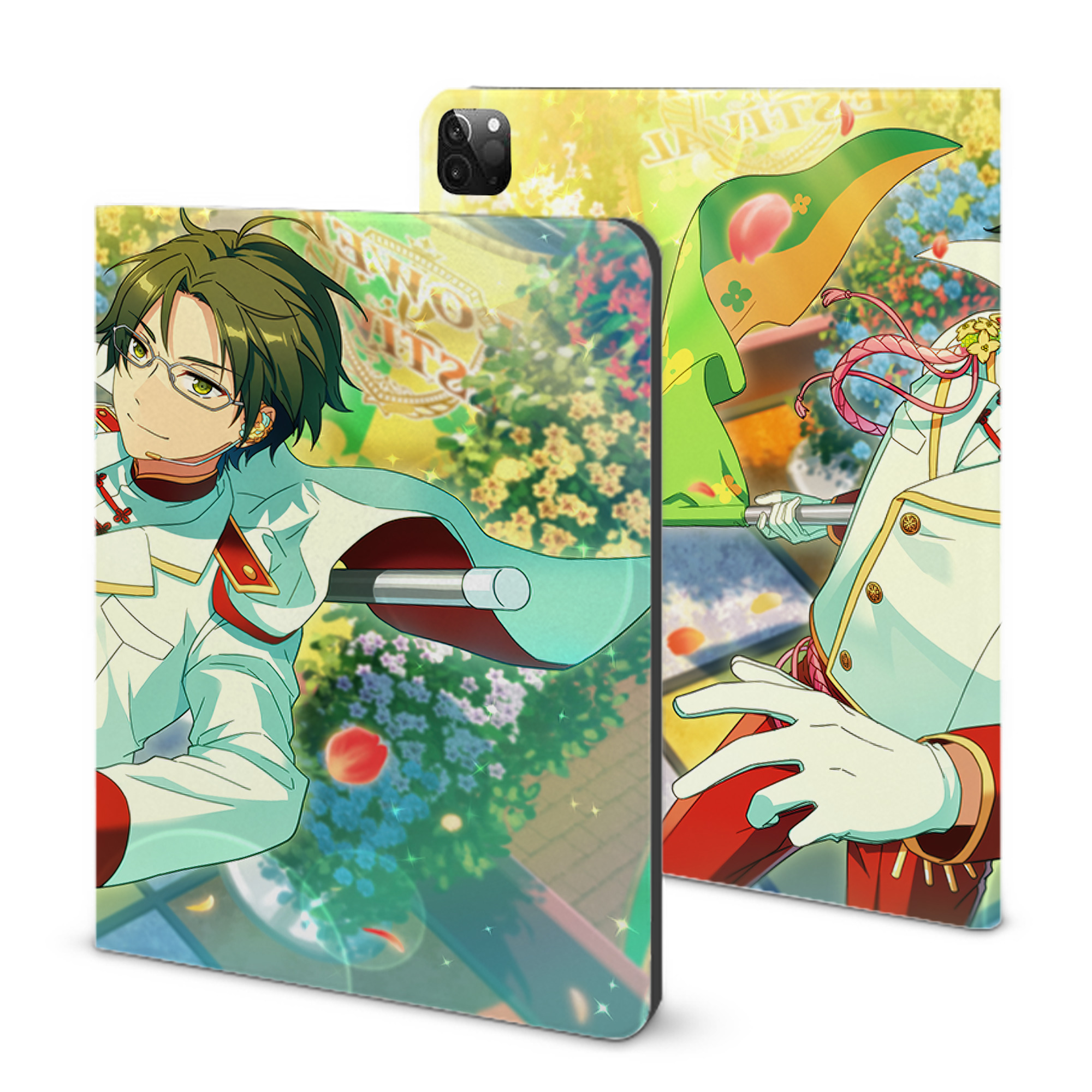 （画像用） あんさんぶるスターズ! Ensemble Stars IPadケース ペンホルダー付き ブックスタイルデザイン
